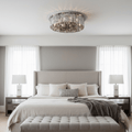 Gio Crystal Flush Mount Chandelier - fovolighting