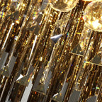 Gio Crystal Flush Mount Chandelier - fovolighting