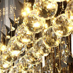 Gio Crystal Flush Mount Chandelier - fovolighting