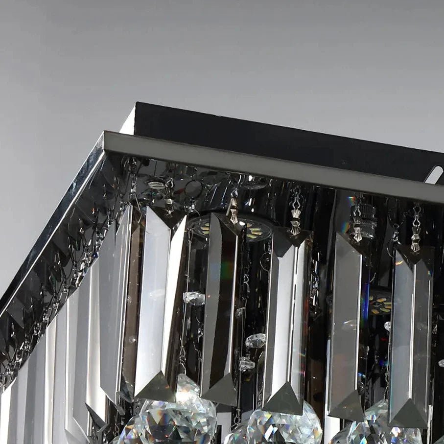 Gio Crystal Flush Mount Chandelier - fovolighting