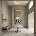 Gio Crystal Flush Mount Chandelier - fovolighting