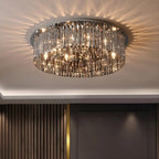 Gio Crystal Flush Mount Chandelier - fovolighting