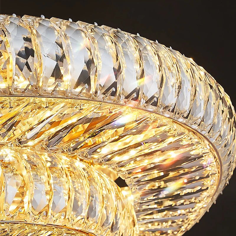 Gio Crystal Flush Mount Chandelier - fovolighting