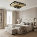 Gio Crystal Flush Mount Chandelier - fovolighting
