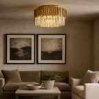 Gio Crystal Flush Mount - fovolighting