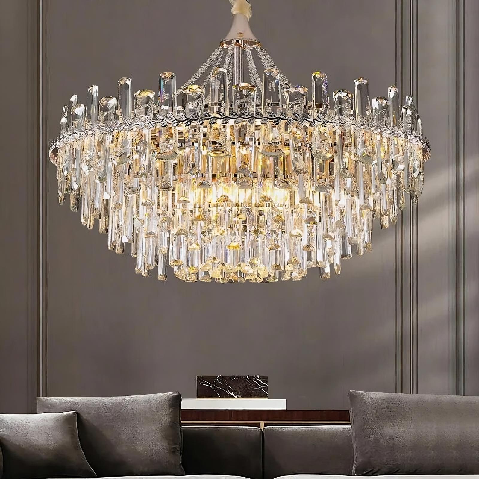 Gio Crystal Modern Chandelier - fovolighting