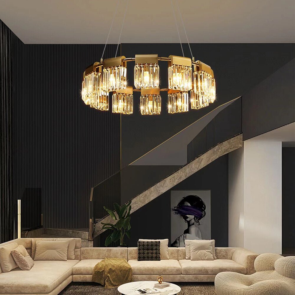 Gio Crystal Modern Chandelier - fovolighting