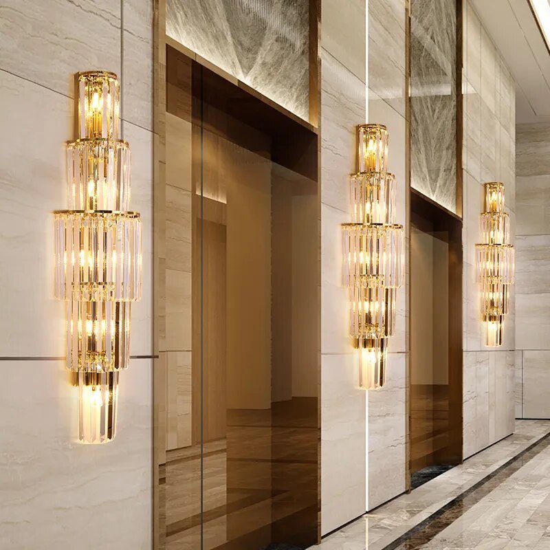 Gio Crystal Wall Sconce - fovolighting