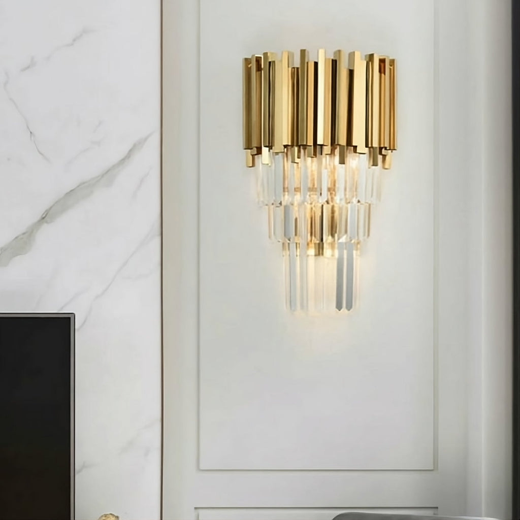 Gio Crystal Wall Sconce - fovolighting