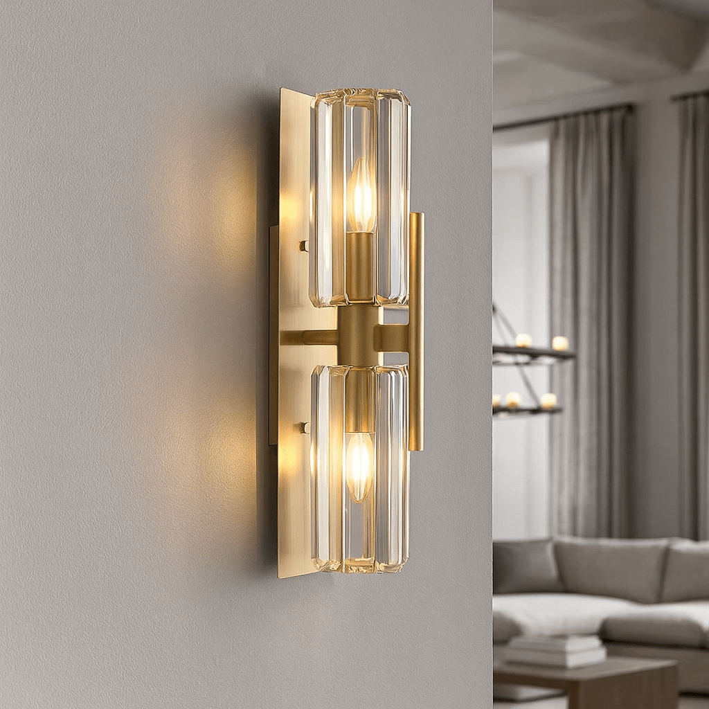 Gio Crystal Wall Sconce - fovolighting