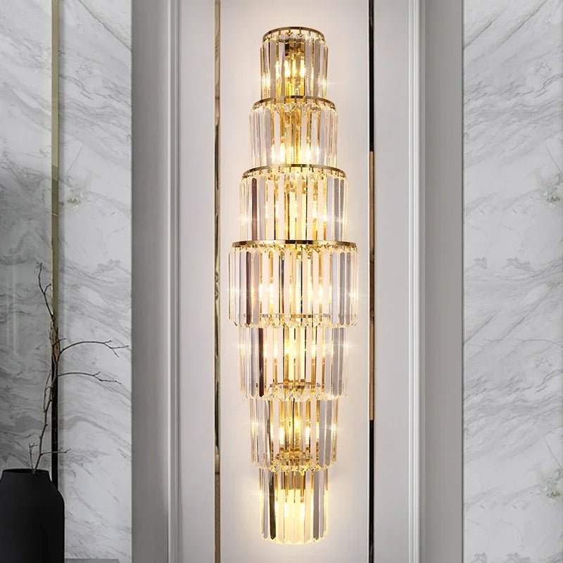 Gio Crystal Wall Sconce - fovolighting
