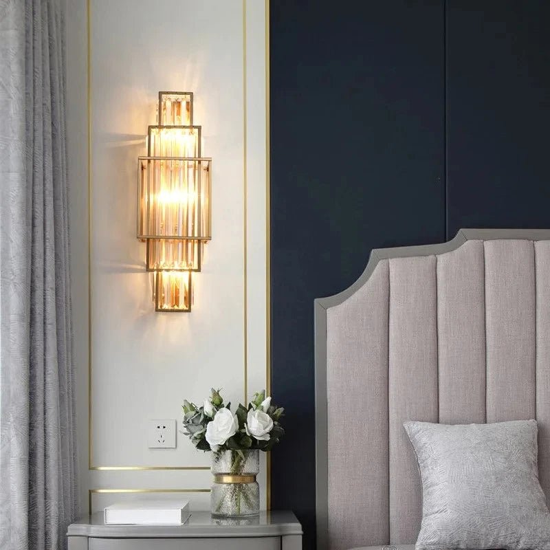 Gio Crystal Wall Sconce - fovolighting