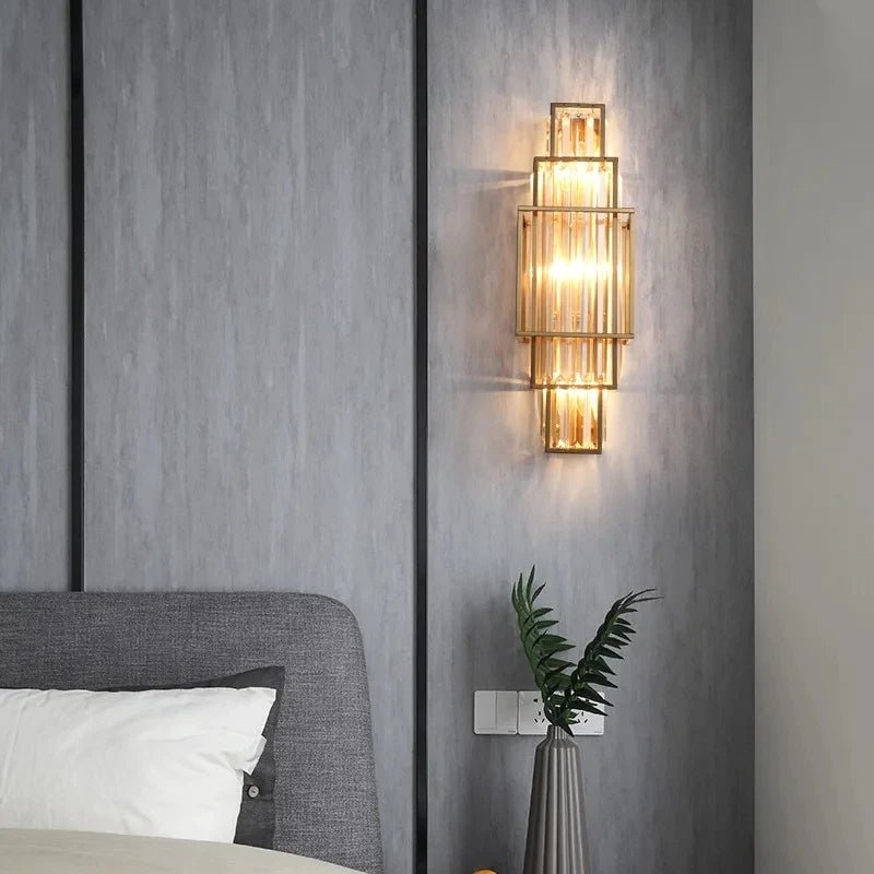 Gio Crystal Wall Sconce - fovolighting