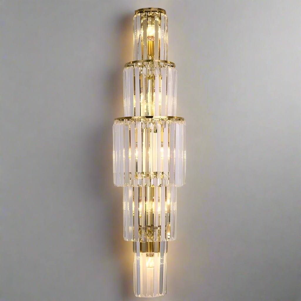 Gio Crystal Wall Sconce - fovolighting