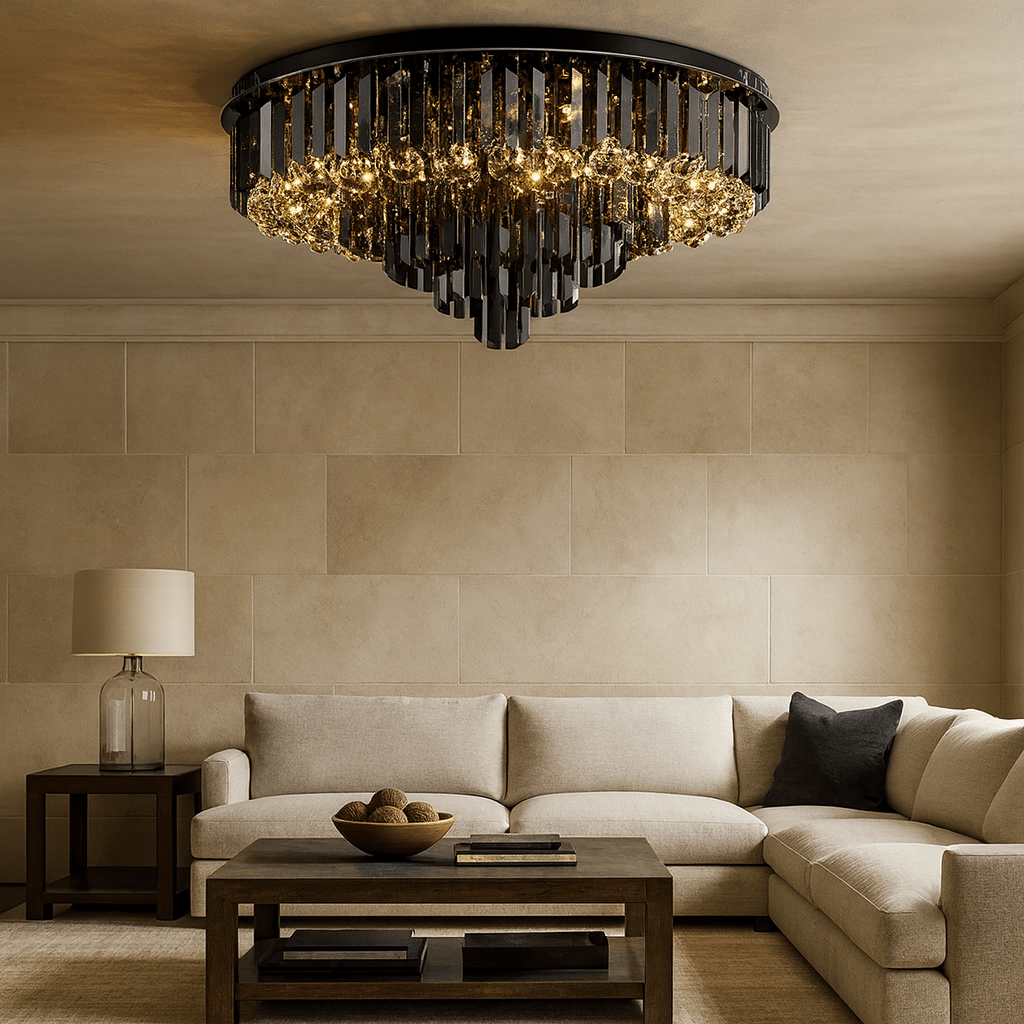 Gio Flush Mount Chandelier - fovolighting