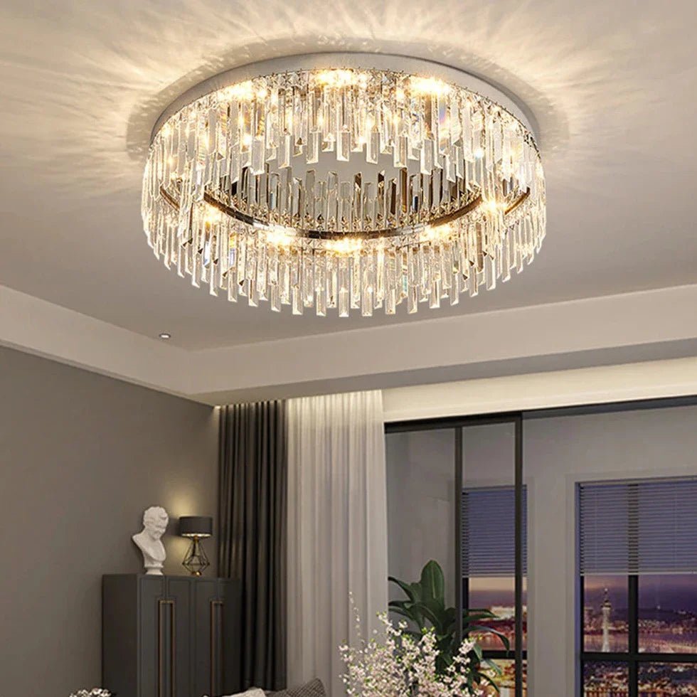 Gio Flush Mount Chandelier - fovolighting