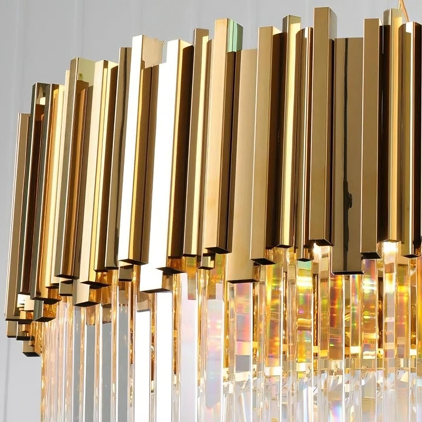 Gio Tiered Crystal Chandelier - fovolighting