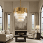Gio Tiered Crystal Chandelier - fovolighting