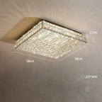 Glasbury Crystal Flush Mount - fovolighting