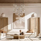 Sierra Glass Globe Cluster Chandelier 44“