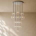 Glass Globe Cluster Chandelier