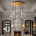 Glass Globe Cluster Chandelier - fovolighting