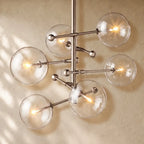 Glass Globe Modern Pendant Chandelier