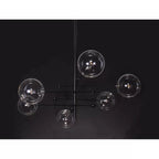 Glass Globe Six-Arm Chandelier - fovolighting