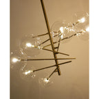 Glass Globe Six-Arm Chandelier - fovolighting