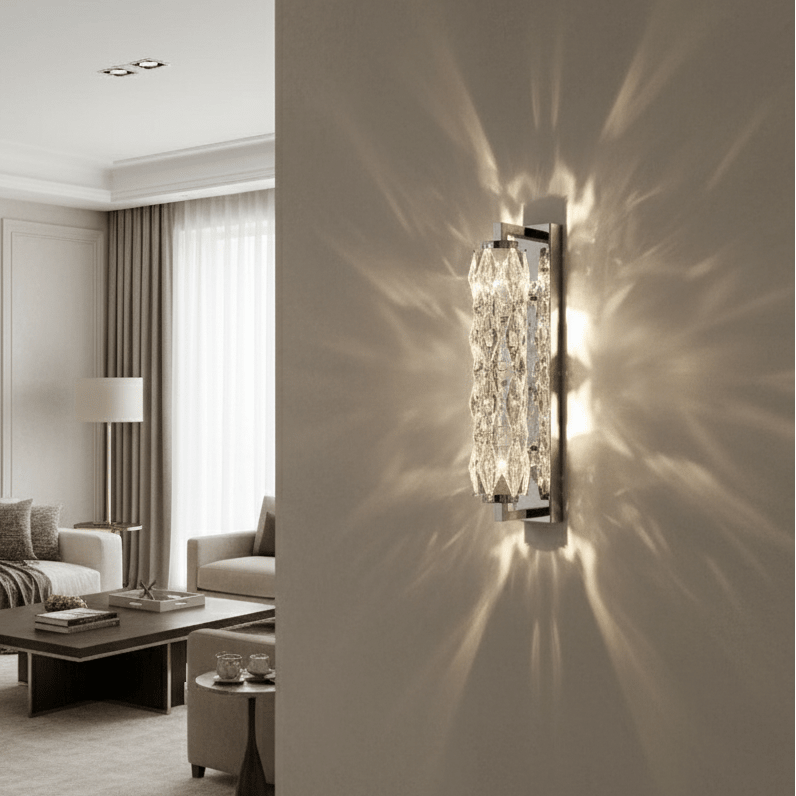 Golford Crystal Wall Sconce - fovolighting