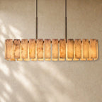 Calametta Onyx Rectangular Chandelier, Chandelier for Dining Room