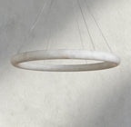 Halima Halo Alabaster Chandelier - fovolighting