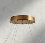 Halima Halo Alabaster Chandelier - fovolighting