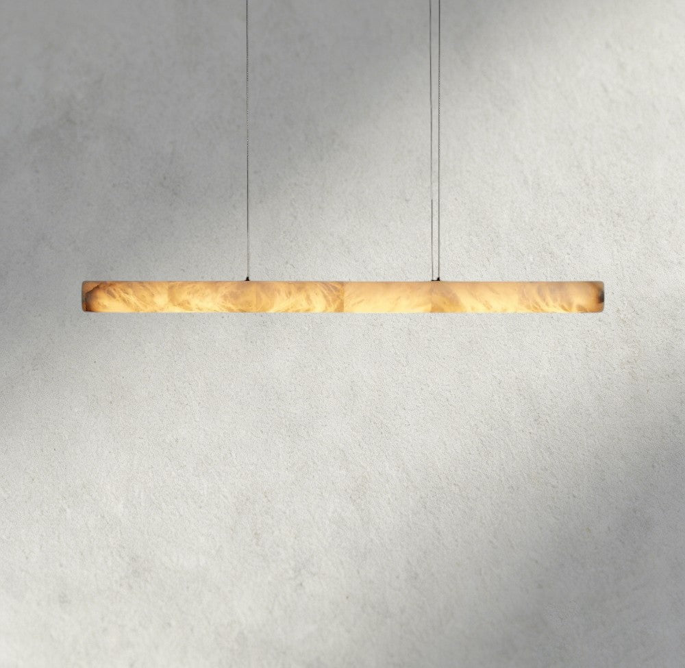 Halima Linear Alabaster Chandelier - fovolighting