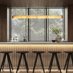 Halima Linear Alabaster Chandelier - fovolighting