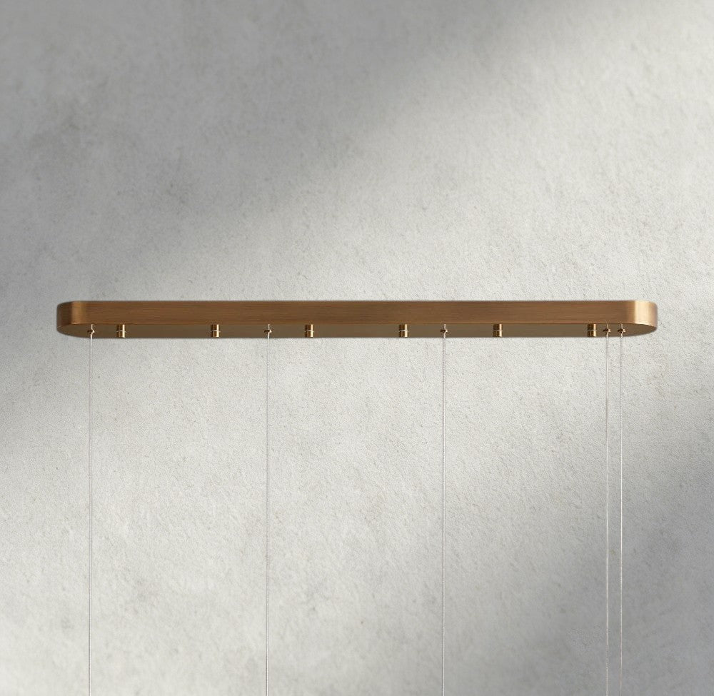 Halima Linear Alabaster Chandelier - fovolighting