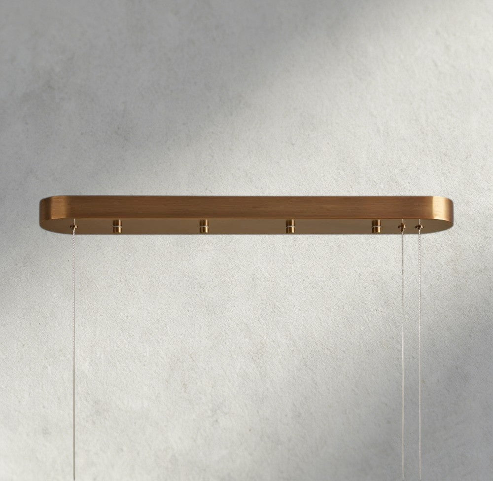 Halima Linear Alabaster Chandelier - fovolighting