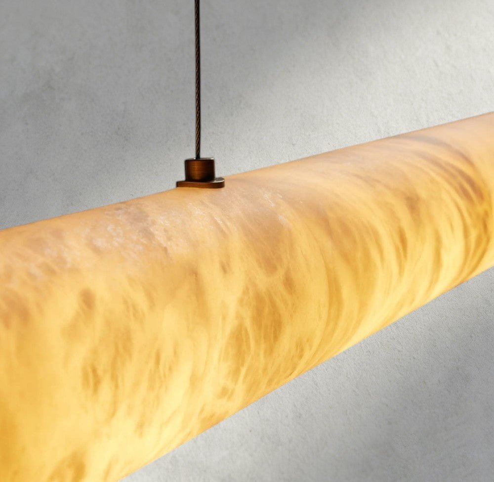 Halima Linear Alabaster Chandelier - fovolighting