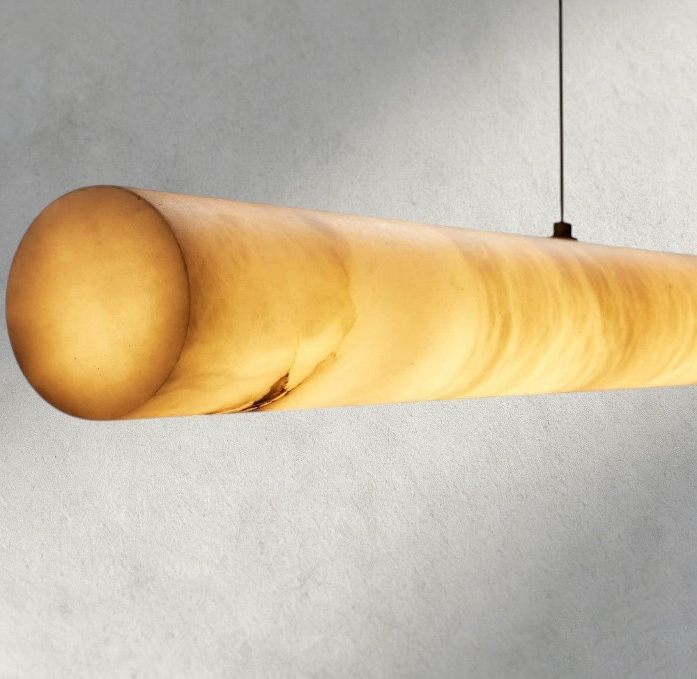 Halima Linear Alabaster Chandelier - fovolighting