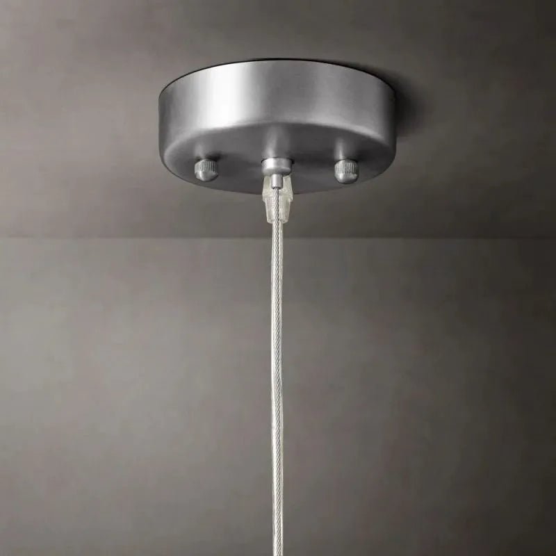 Halo Clear Crystal Pendant 12"H - fovolighting