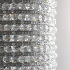 Halo Modern Clear Crystal Wall Sconce 21"H - fovolighting