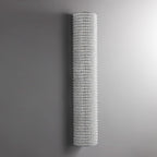 Halo Modern Clear Crystal Wall Sconce 36"H - fovolighting
