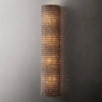 Halo Modern Somke Crystal Wall Sconce 36"H - fovolighting