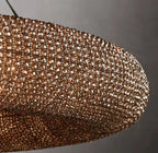 Halo Modern Somke Round Chandelier 72" - fovolighting