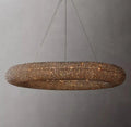 Halo Modern Somke Round Chandelier 72" - fovolighting