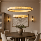 Hampton 2 - Tier Modern Marble Chandelier - fovolighting
