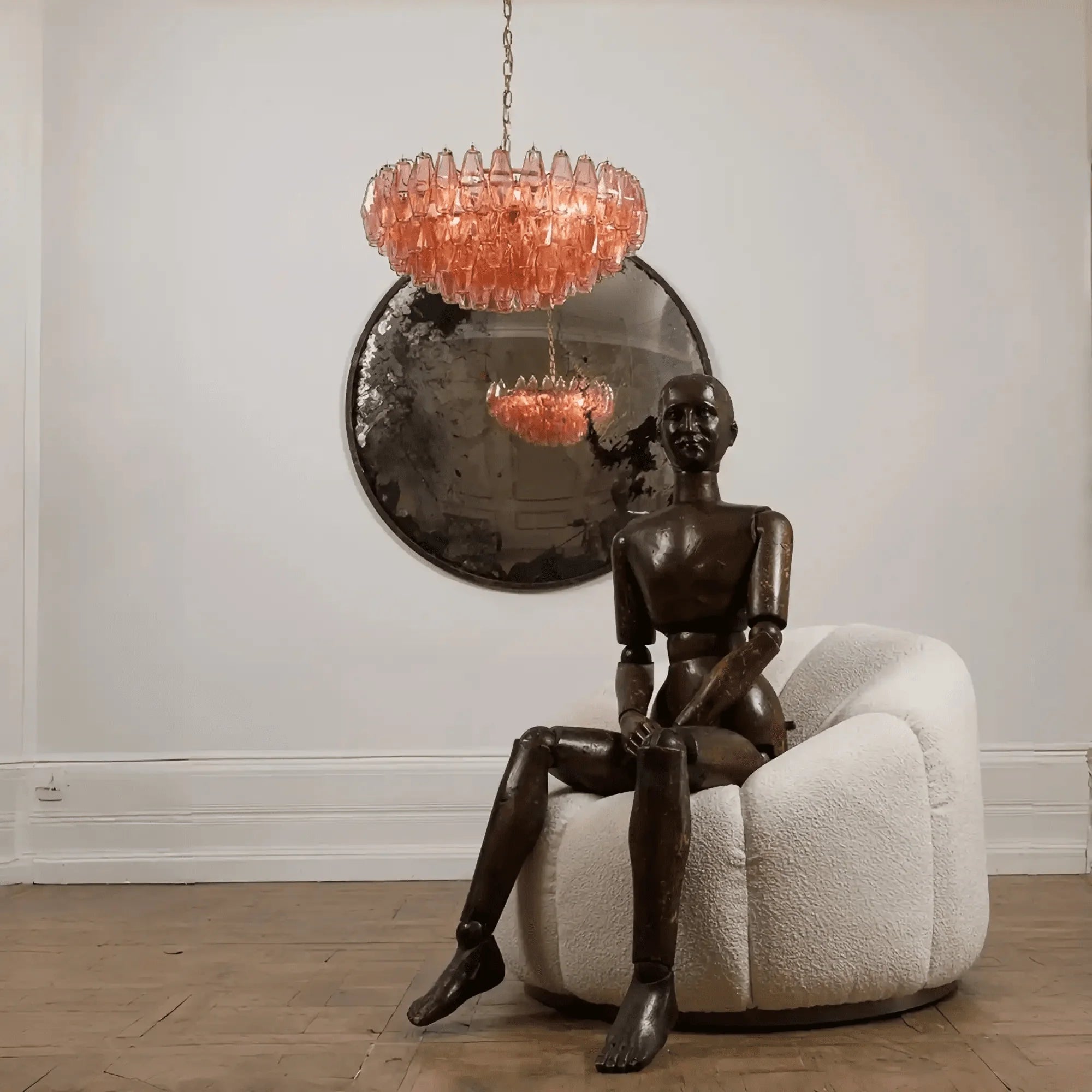 Hand Blown Tier Glass Large Murano Chandelier 24"31"40" - fovolighting