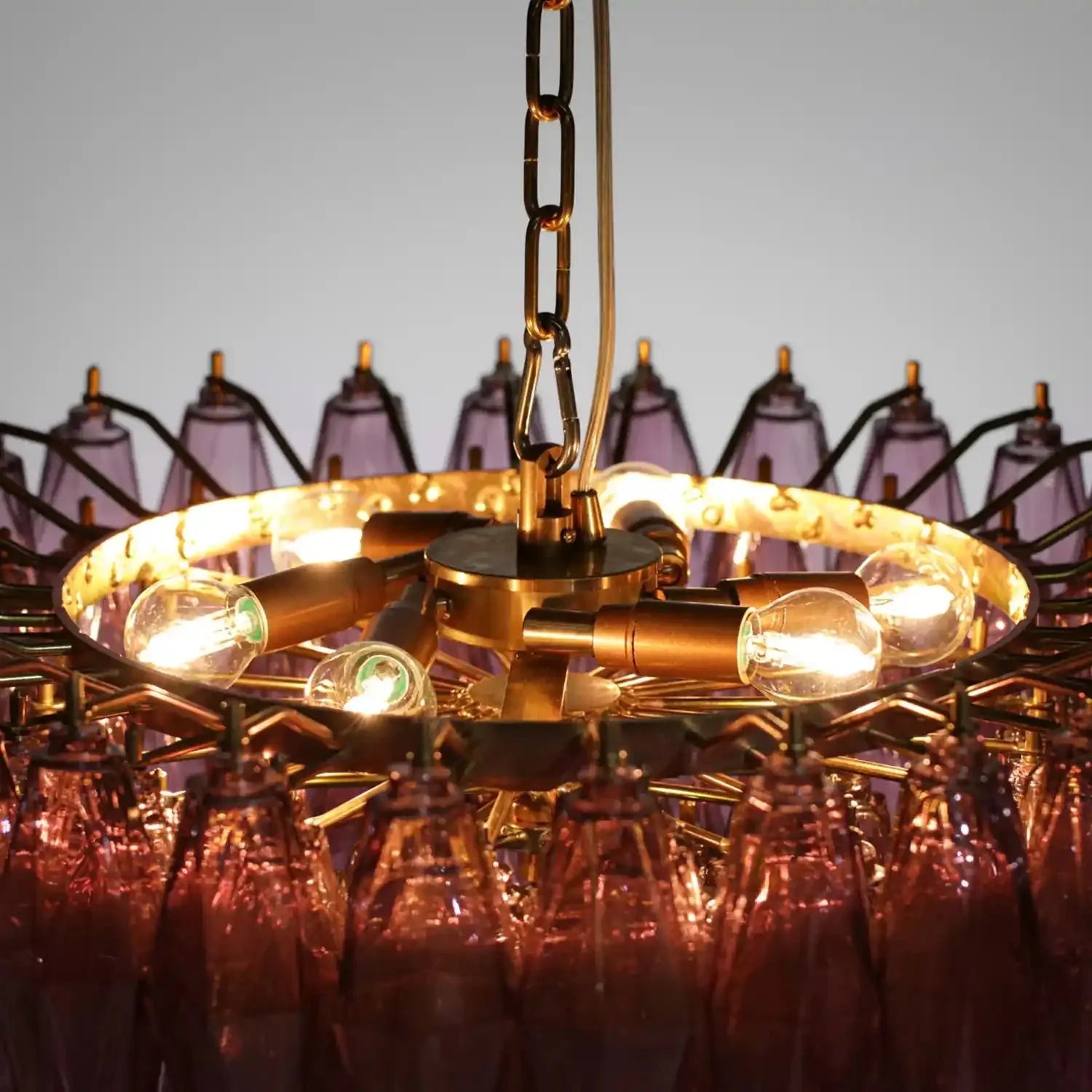Hand Blown Tier Glass Large Murano Chandelier 24"31"40" - fovolighting