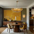 Hand Blown Tier Glass Large Murano Chandelier 24"31"40" - fovolighting
