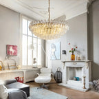 Hand Blown Tier Glass Large Murano Chandelier 24"31"40" - fovolighting